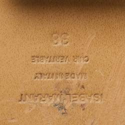 مملوكة مسبقًا Isabel Marant Size 38 Black Leather Cowboy Knee Length Boots