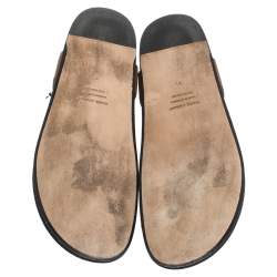 Pre Owned Isabel Marant Brown Leather Elwina Ankle Strap Sandals Size 41