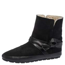 Isabel Marant Etoile Black Suede And Leather Nygel Ankle Boots Size 41