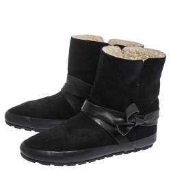 Isabel Marant Etoile Black Suede And Leather Nygel Ankle Boots Size 41