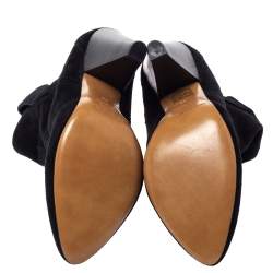 Isabel Marant Black Suede Roxann Ankle Boots Size 38