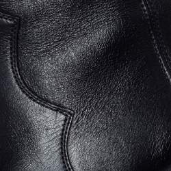 Pre Owned Isabel Marant Black Leather Dewina Ankle Boots Size 39