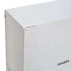 Pre Owned Isabel Marant Khaki Brown Suede Milla Bow Tie Loafer Ankle Boots Size 38