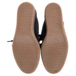 Pre Owned Isabel Marant Black Suede Bobby Lace Up Wedge Sneakers Size 40