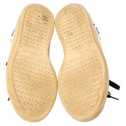 Pre Owned Isabel Marant White Leather Low Top Sneakers Size 38