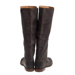 Pre Owned Isabel Marant Brown Suede Knee Length Boots Size 39