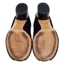 Pre Owned Isabel Marant Black Suede Meirid Slip On Sandals Size 36