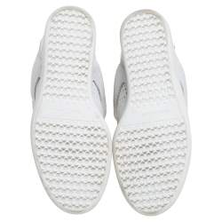 Pre Owned Isabel Marant White Leather Bekett Wedge High Top Sneakers Size 39