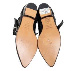 Pre Owned Isabel Marant Black Suede And Leather Rowi Ankle Boots Size 37