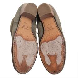 Pre Owned Isabel Marant Grey Suede Zipper Ankle Boots Size 38.5