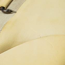 Pre Owned Isabel Marant Cream Leather, Suede, And Calf Hair Pierce Wedge Ankle Boots Size 37