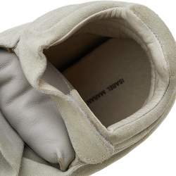 Isabel Marant Beige Suede Beckett Wedge Sneakers Size 38