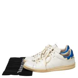 Pre Owned Isabel Marant White Leather Etoile Bart Low-Top Sneakers Size 39