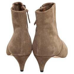 Pre Owned Isabel Marant Beige Suede Ankle Boots Size 37
