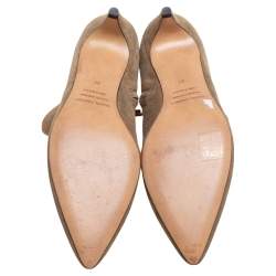 Pre Owned Isabel Marant Beige Suede Ankle Boots Size 37