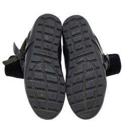 Pre Owned Isabel Marant Etoile Black Suede And Leather Nygel Ankle Boots Size 37