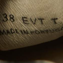 Pre Owned Isabel Marant Black Suede And Leather Wedge Bekett Sneakers Size 38