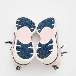 Pre Owned Isabel Marant Multicolour Leather and Suede Low Top Sneakers Size 41