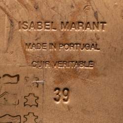 Pre Owned Isabel Marant Black Suede Ankle Boots Size 39