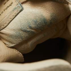 Pre Owned Isabel Marant Tricolor Suede and Leather Bekett Wedge Sneakers Size 39