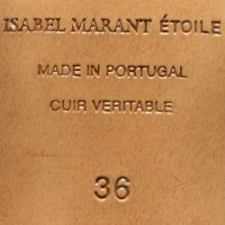 Pre Owned Isabel Marant Black Suede Knee Length Boots Size 36