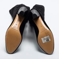 Pre Owned Isabel Marant Black Suede Knee Length Boots Size 36