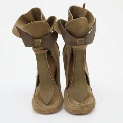 Isabel Marant Brown Suede Royston Ankle Length Boots Size 38
