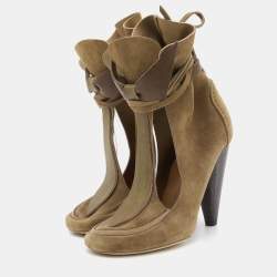 Isabel Marant Brown Suede Royston Ankle Length Boots Size 38
