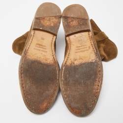 Isabel Marant Brown Suede Dicker Ankle Booties Size 38