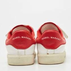 Isabel Marant Tricolor Leather and Suede Beth Sneakers Size 36