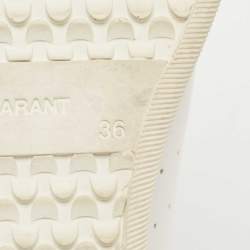 Isabel Marant Tricolor Leather and Suede Beth Sneakers Size 36