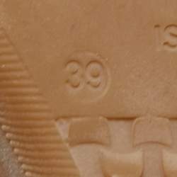 Pre Owned Isabel Marant Red/White Suede and Canvas Bekett Wedge Sneakers Size 39