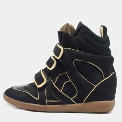 Isabel marant bekket discount wedge sneakers black