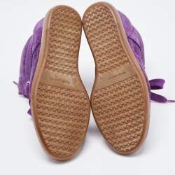 Isabel Marant Purple Suede Bobby Sneakers Size 40