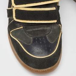 Pre Owned Isabel Marant Black Suede Bekett Sneakers Size 38