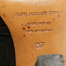 Isabel Marant Black Suede Ankle Boots Size 37