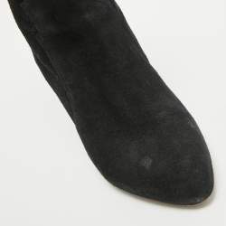Isabel Marant Black Suede Ankle Boots Size 37