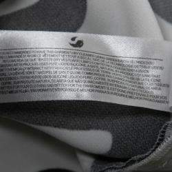 Issa Black and White Squiggle Print Waist Tie Detail Ola Pants S