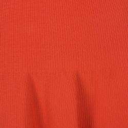Pre Owned Issa London Blood Orange Ribbed Stretch-Knit Dress S