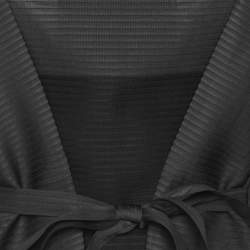 Issey Miyake Black Plisse Top S