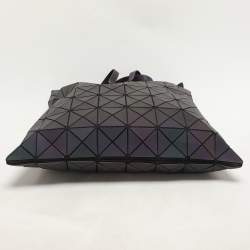 Issey Miyake Multicolor Iridescent Effect Synthetic Leather and Mesh Bao Bao Prism Tote