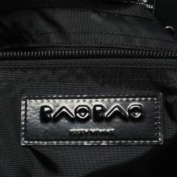 Pre Owned Issey Miyake Gold/Black PVC and Mesh Bao Bao Tote