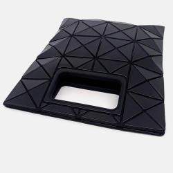 Pre Owned Issey Miyake Black Coated canvas Issey Miyake Black Bao Bao tote bag