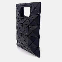Pre Owned Issey Miyake Black Coated canvas Issey Miyake Black Bao Bao tote bag