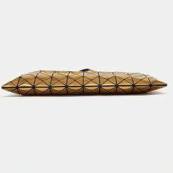 Pre Owned Issey Miyake Gold Mesh and PVC Bao Bao tote bag