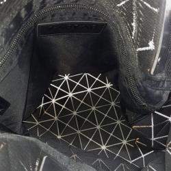 Pre Owned Issey Miyake Gold Mesh and PVC Bao Bao tote bag