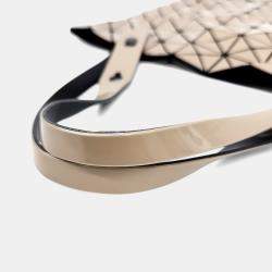 Pre Owned Issey Miyake Gold Mesh and PVC Bao Bao Tote Bag