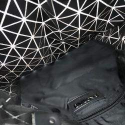 Pre Owned Issey Miyake Gold Mesh and PVC Bao Bao Tote Bag