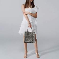 مملوكة مسبقًا Issey Miyake Bao Bao Grey PVC Tote