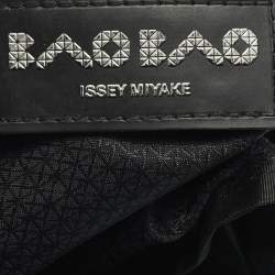 Pre Owned Issey Miyake Bao Bao Turquoise PVC and Mesh Nylon Tote